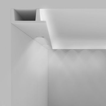 EL722 Vela squadrata per luce diffusa led e incasso faretti a soffitto by Eleni Lighting