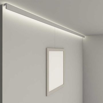 ELS95 Cornice copri-binario per appendino/appendi quadri con porta LED da parete con luce monodirezionale by Eleni Lighting