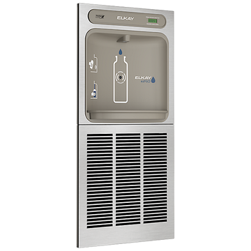 ezH2O®  In-Wall Bottle Filling Station High Efficiency Non-Filtered Refrigerated Stainless by Elkay