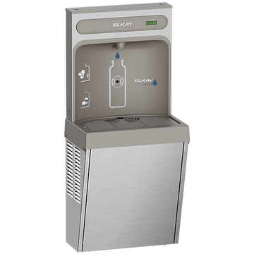 ezH2O®  Refrigerated Surface Mount Bottle Filling Station Non-Filtered 8GPH Stainless Steel by Elkay