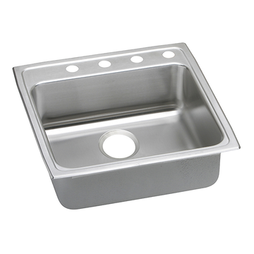 Lustertone® Classic Stainless Steel 22" x 22" x 6-1/2" Single Bowl Drop-in ADA Sink by Elkay