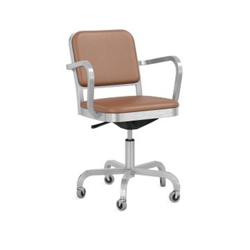 Navy Officer swivel armchair by Jasper Morrison by Emeco