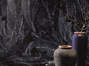 TELE DI MARMO REVOLUTION CALACATTA BLACK - Porcelain stoneware wall/floor tiles with marble effect by Emilgroup - view 2