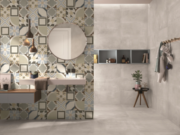 BE-SQUARE CONCRETE - Porcelain stoneware outdoor floor tiles by Emilgroup - view 2