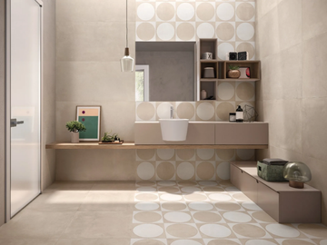 BE-SQUARE IVORY - Indoor porcelain stoneware wall/floor tiles by Emilgroup - view 2