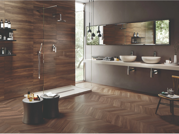 SLEEK WOOD NUT - Porcelain stoneware wall/floor tiles with wood effect by Emilgroup - view 2
