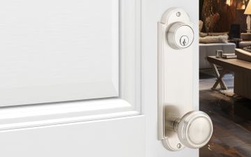 Delaware Keyed 3-5/8" C-to-C Sideplate Lock by Emtek