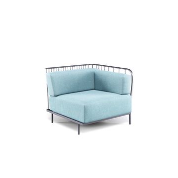 right terminal module / outside in Steel, Fabrics Basic, Fabrics Standard, Fabrics exclusive - Collection Cannole by Emu