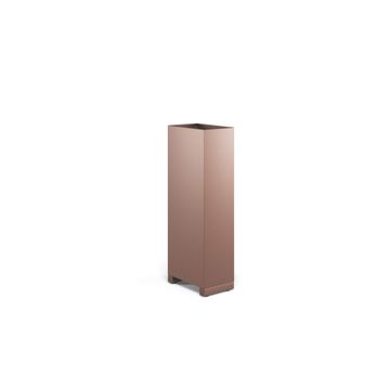 tall flower box / outside in Steel, Aluminium - Collection Patchwall by Emu