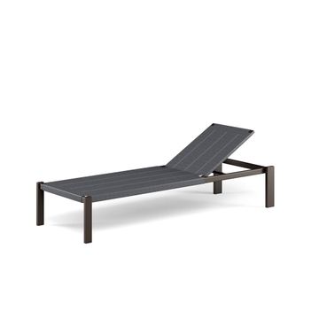 Shine Stackable sunbed with Emu-tex seat and hidden wheels by Emu