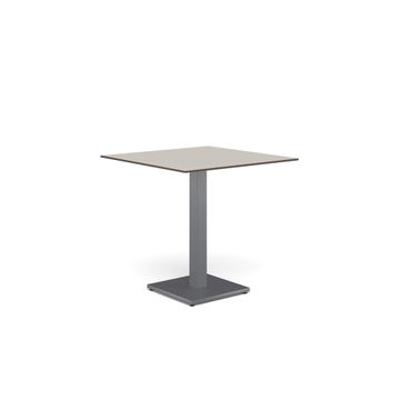 hpl indoor top 79x79 / outside in Steel, HPL - Collection Piani HPL Indoor by Emu