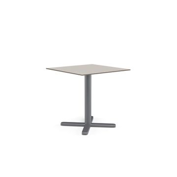 hpl indoor top 79x79 / outside in Steel, HPL - Collection Piani HPL Indoor by Emu
