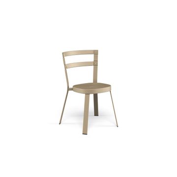 chair / outside in Steel - Collection Thor by Emu