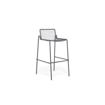 barstool / outside in Steel - Collection Rio R50 by Emu