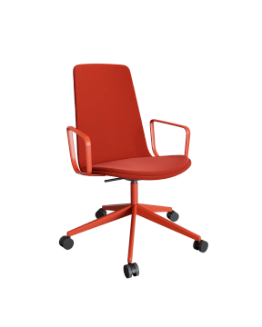 Silla Conference 5R Basculante con brazos by ENEA