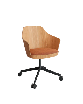 Silla Kaiak 4R Fija con brazos y ruedas by ENEA