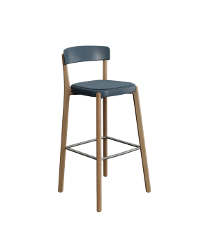 Taburete Noa 4L Wood Alto by ENEA