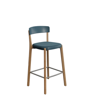 Taburete Noa 4L Wood Medio by ENEA