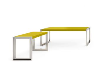 Junior desk and return Strato by ENRICO PELLIZZONI