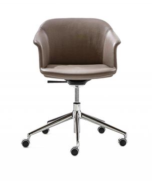 Office chair Eva 5 star base by ENRICO PELLIZZONI