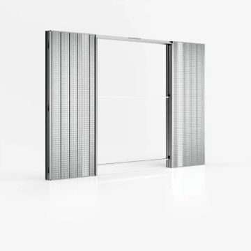 Porta scorrevole filo muro con punti luce by Ermetika - view 3