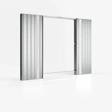Porta scorrevole filo muro con punti luce by Ermetika - view 4