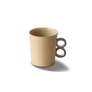 Figures Espresso Cup Handle 8 Single Colour by Esma Dereboy