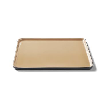 Square Serving Plate Double Colour by Esma Dereboy
