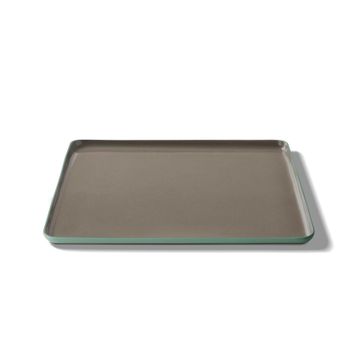 Square Serving Plate Double Colour by Esma Dereboy