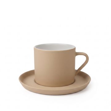 Nest Cofee/Tea Cup with Saucer Straw - Straw & Ivory 250 ml by Esma Dereboy