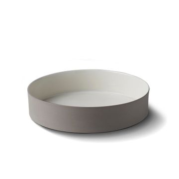 Cylinder Salad Bowl Double Colour by Esma Dereboy
