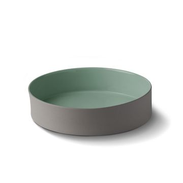 Cylinder Salad Bowl Double Colour by Esma Dereboy