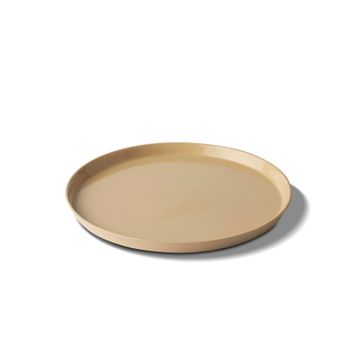 Round Starter Plate Single Colour STRAW by Esma Dereboy