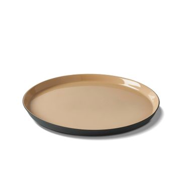 Round Dinner Plate Double Colour by Esma Dereboy