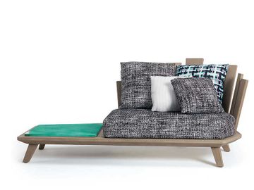 Lounge armchair with coffee table - Rafael by Ethimo