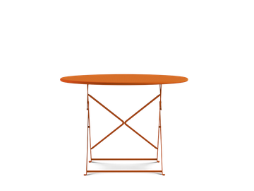 Round folding table d. 105 - Flower by Ethimo