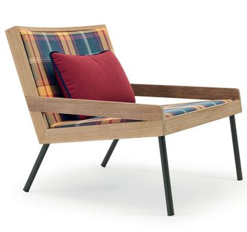 Lounge armchair - Allaperto Mountain Tartan by Ethimo - view 4