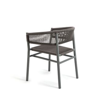Dining armchair with aluminum structure - Kilt by Ethimo - view 4