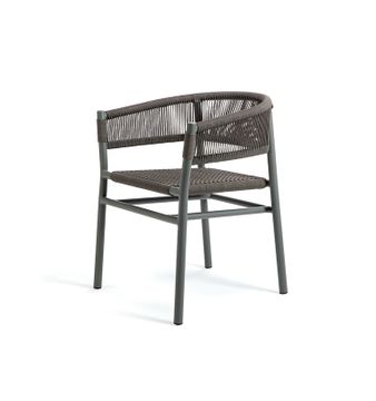 Dining armchair with aluminum structure - Kilt by Ethimo - view 3
