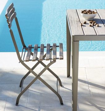 Fold-up chair - Laren by Ethimo - view 4