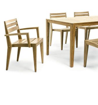 Dining armchair - Ribot by Ethimo - view 4