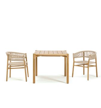 Square dining table 91x91 - Kilt by Ethimo - view 2
