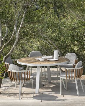 Round dining table Ø 140 - Swing by Ethimo - view 2