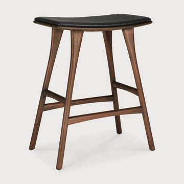 Osso counter stool - Brown - 57 x 33 x 69 cm (10110181) by Ethnicraft