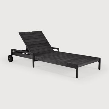 Jack outdoor adjustable lounger frame - Black - 216 x 84 x 34 cm (10110243) by Ethnicraft