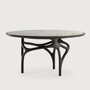 Cena dining table - Dark Brown - 150 x 150 x 76 cm (10110534) by Ethnicraft