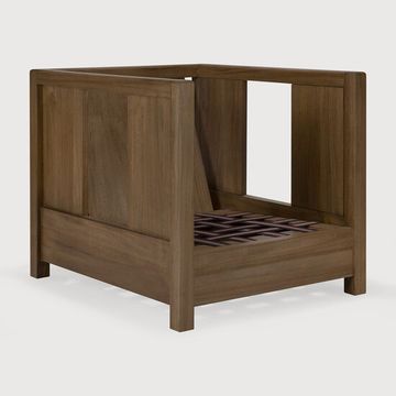 Roan lounge chair frame - Wild brown - 60 x 70 x 59 cm (10110821) by Ethnicraft