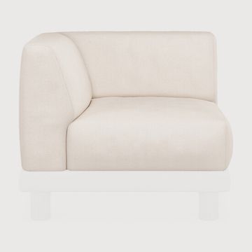 Monocle outdoor modular sofa cushion set - White - 83 x 83 x 67 cm (10121227) by Ethnicraft