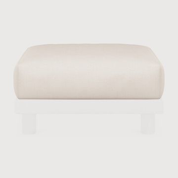 Monocle outdoor footstool cushion - White - 83 x 83 x 20 cm (10121228) by Ethnicraft