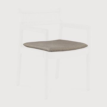 Jack Woven outdoor dining chair cushion - Silt - 47 x 49 x 4 cm (10121270) by Ethnicraft